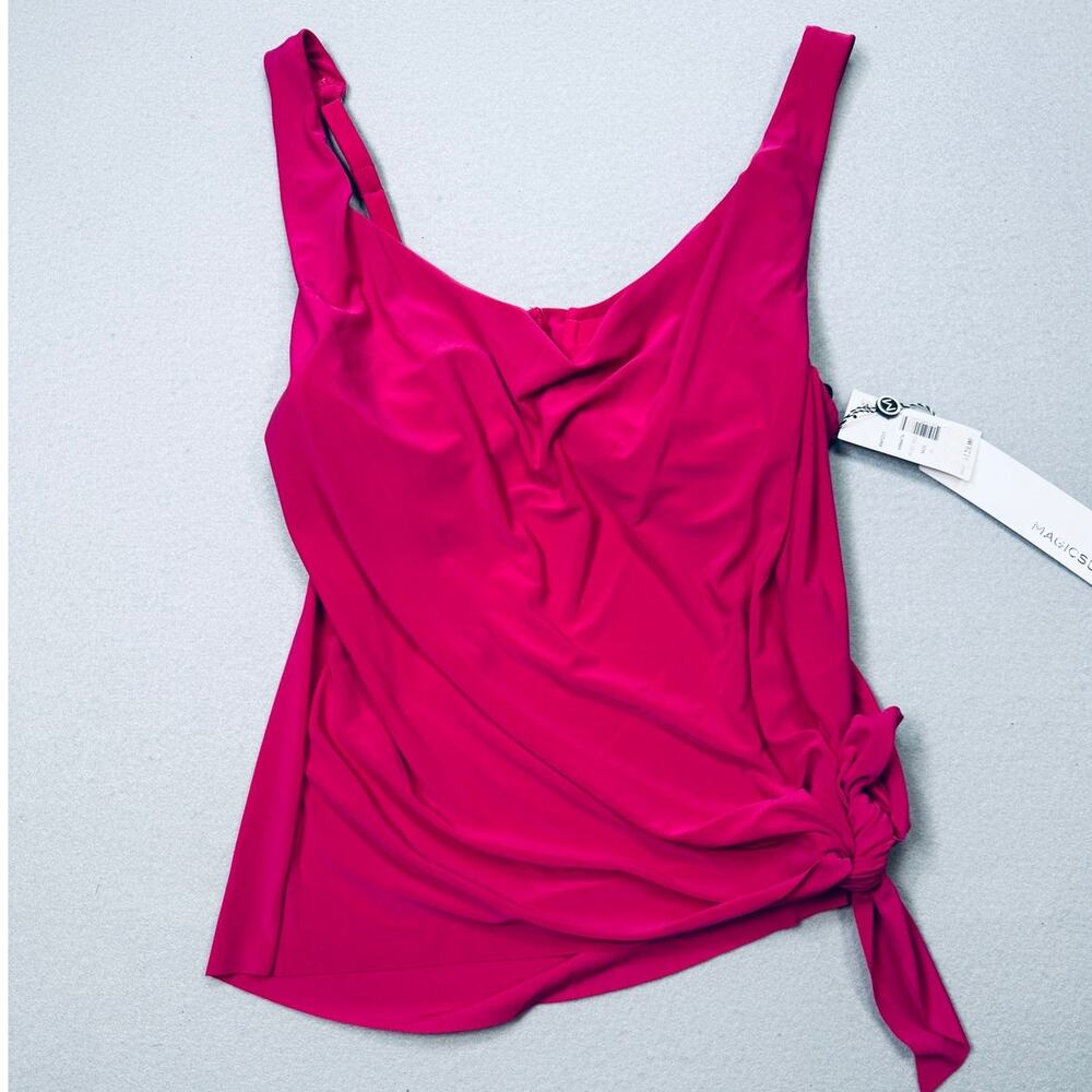 Magicsuit Winnie Tankini Top- Ruby pink 10 $128